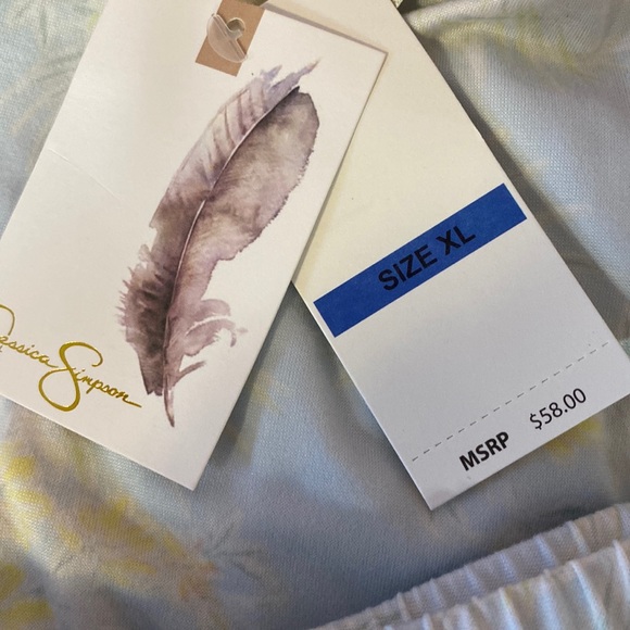 Pretty robe & pajama 3 piece set NWT! Jessica Simpson size XL - Picture 5 of 16